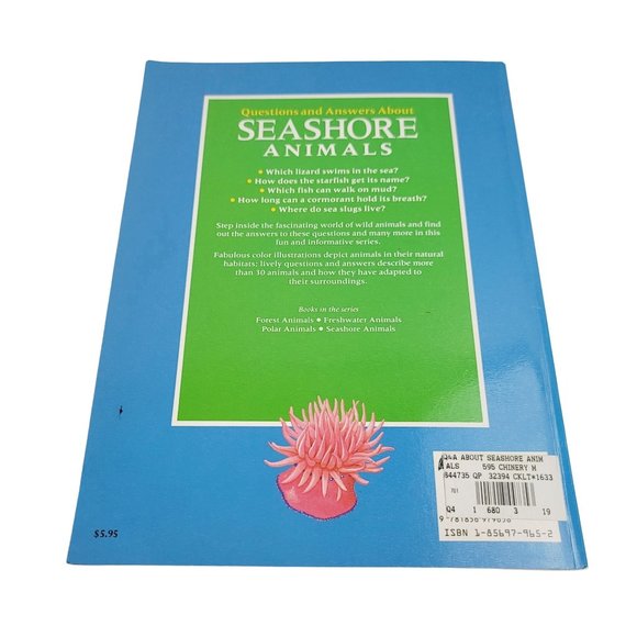 VINTAGE 1992 Kingfisher Wild World Of Animals: Seashore Illustrated Kid's Book - Picture 4 of 6